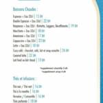 Menu Cozy Café Rabat June 2023 365612